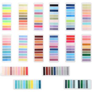 newplenty Lot de 3200 notes autocollantes, 16 styles, transparentes, petites notes adhésives, marqueurs de page, marqueurs de page, onglets, pour bureau, école (3200) - Publicité newplenty Lot de 3200 notes autocollantes, 16 styles, transparentes, petites notes adhésives, marqueurs de page, marqueurs de page, onglets, pour bureau, école (3200) - Publicité