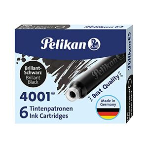 Pelikan Encre 4001 Boîte de 10 Etuis de 6 Cartouche d'encre TP/6 Noir brillant - Publicité