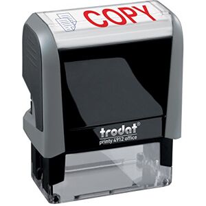 Trodat 43241 Printy Tampon encreur Copy avec cassette d'encrage intégrée Rouge/bleu 18 x 46 mm - Publicité Trodat 43241 Printy Tampon encreur Copy avec cassette d'encrage intégrée Rouge/bleu 18 x 46 mm - Publicité