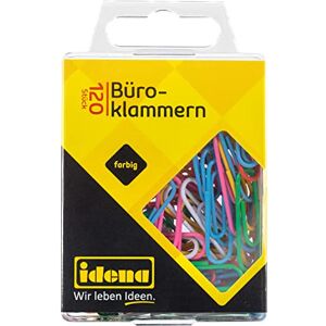 Idena 334028 Trombones, gainés, 120 pièces - Publicité Idena 334028 Trombones, gainés, 120 pièces - Publicité