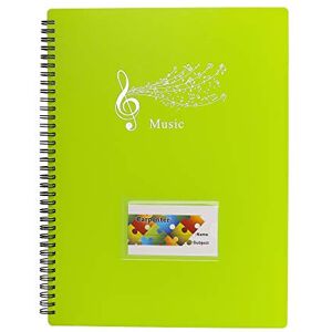 MaoXinTek Dossier de rangement pour partitions de musique Format A4 40 pochettes G Clef, Sac de rangement pour documents de stockage de papier de chanson pour musiciens - Publicité MaoXinTek Dossier de rangement pour partitions de musique Format A4 40 pochettes G Clef, Sac de rangement pour documents de stockage de papier de chanson pour musiciens - Publicité