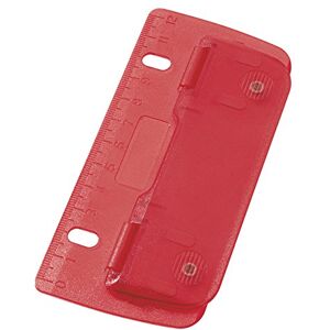 WEDO Perforateur de poche en plastique 2 trous Rouge - Publicité WEDO Perforateur de poche en plastique 2 trous Rouge - Publicité