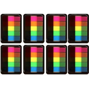 YUNYU Onglets de livre et onglets adhésifs – 800 notes autocollantes en plastique avec 5 couleurs vives fluorescentes Marqueurs de page pour étude, bureau et fournitures scolaires Onglets d'index - Publicité YUNYU Onglets de livre et onglets adhésifs – 800 notes autocollantes en plastique avec 5 couleurs vives fluorescentes Marqueurs de page pour étude, bureau et fournitures scolaires Onglets d'index - Publicité