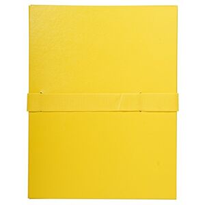 Exacompta Réf. 2649E 1 chemise à dos extensible balacron sans rabat fermeture par sangle auto-agrippante/scratch capacité 1000 feuilles dim 24 x 32 cm pour format A4 couleur jaune - Publicité Exacompta Réf. 2649E 1 chemise à dos extensible balacron sans rabat fermeture par sangle auto-agrippante/scratch capacité 1000 feuilles dim 24 x 32 cm pour format A4 couleur jaune - Publicité