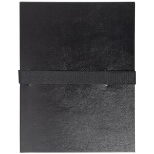 Exacompta Réf. 621E Carton de 10 chemises à dos extensible balacron 1 rabat fermeture par sangle auto-agrippante/scratch dimensions 24 x 32 cm pour documents au format A4 couleur noir - Publicité Exacompta Réf. 621E Carton de 10 chemises à dos extensible balacron 1 rabat fermeture par sangle auto-agrippante/scratch dimensions 24 x 32 cm pour documents au format A4 couleur noir - Publicité