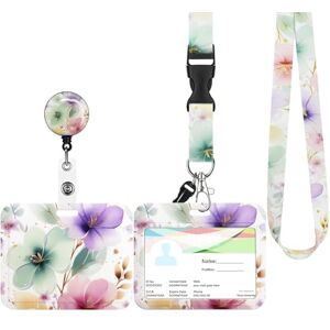Maudzlan Porte Badge avec Cordon Tour de Cou, Porte-cartes Swivel Lobster Clasp avec Lanières Rétractables pour Cartes d'étudiant d'infirmière, Carte Bus (Floral) - Publicité Maudzlan Porte Badge avec Cordon Tour de Cou, Porte-cartes Swivel Lobster Clasp avec Lanières Rétractables pour Cartes d'étudiant d'infirmière, Carte Bus (Floral) - Publicité