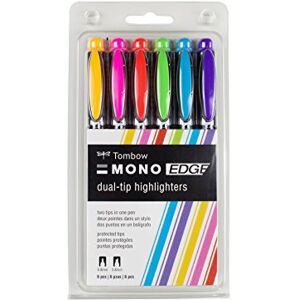Tombow Wa-TC-6P Surligneur Mono Edge, Kit de 6 180 x 10 x 2 cm - Publicité Tombow Wa-TC-6P Surligneur Mono Edge, Kit de 6 180 x 10 x 2 cm - Publicité