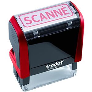 Trodat Tampon encreur formule SCANNÉ 4912 X-Print encrage automatique rechargeable Encre de couleur rouge Format de l’impression 45 x 16 mm Idéal pour les documents officiels et administratifs - Publicité Trodat Tampon encreur formule SCANNÉ 4912 X-Print encrage automatique rechargeable Encre de couleur rouge Format de l’impression 45 x 16 mm Idéal pour les documents officiels et administratifs - Publicité