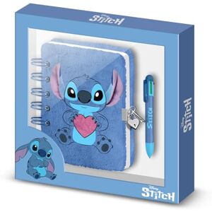 Disney Lilo et Stitch Heart-Pack de Journal Plush + Stylo 6 Couleurs, Bleu - Publicité Disney Lilo et Stitch Heart-Pack de Journal Plush + Stylo 6 Couleurs, Bleu - Publicité