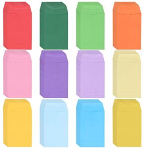 PFLYPF 120 sacs d'argent colorés, mini enveloppes autocollantes avec rabats, porte-monnaie avec rabats, bon pour pièces, graines, cartes, invitations - Publicité PFLYPF 120 sacs d'argent colorés, mini enveloppes autocollantes avec rabats, porte-monnaie avec rabats, bon pour pièces, graines, cartes, invitations - Publicité