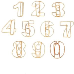 Boutique d'isacrea LOT 10 Trombones scrapbooking en fer de forme de chiffre (01) - Publicité Boutique d'isacrea LOT 10 Trombones scrapbooking en fer de forme de chiffre (01) - Publicité