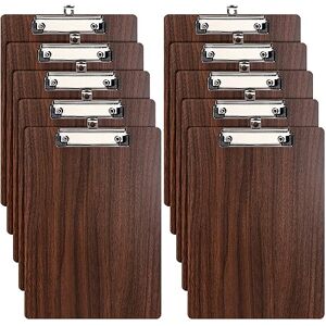 DONGLI A4 Porte Blocs en Bois,10 Pièces Porte-Blos avec Pince,Planchettes à Pince Porte-Formulaires Clipboard - Publicité DONGLI A4 Porte Blocs en Bois,10 Pièces Porte-Blos avec Pince,Planchettes à Pince Porte-Formulaires Clipboard - Publicité