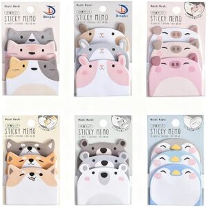 Exbrith 270 Feuilles Notes Adhésives en Animaux, Mini Note Autocollantes, Cute Animals Sticky Notes, pour Brochures, des Mémos, des Signets, des Autocollants pour Réfrigérateur - Publicité Exbrith 270 Feuilles Notes Adhésives en Animaux, Mini Note Autocollantes, Cute Animals Sticky Notes, pour Brochures, des Mémos, des Signets, des Autocollants pour Réfrigérateur - Publicité