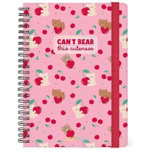 LEGAMI Agenda hebdomadaire à spirale 2026-2027, Teddy Bear Pink, 16 mois, format, de septembre 2026 à décembre 2027, fermeture à élastique, papier certifié FSC, 15 x 21 cm - Publicité LEGAMI Agenda hebdomadaire à spirale 2026-2027, Teddy Bear Pink, 16 mois, format, de septembre 2026 à décembre 2027, fermeture à élastique, papier certifié FSC, 15 x 21 cm - Publicité