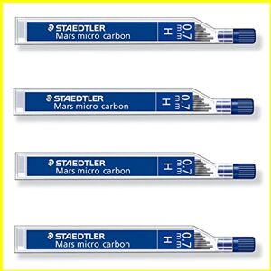 Staedtler Mars Micro Carbon 250 Lot de 4 tubes de 48 mines H 0,7 mm - Publicité Staedtler Mars Micro Carbon 250 Lot de 4 tubes de 48 mines H 0,7 mm - Publicité