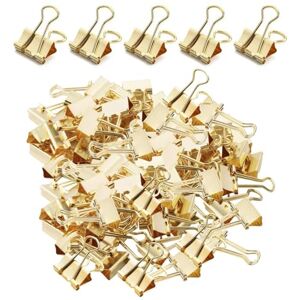 AIRTILY 100 Clips Dorés, Trombones De Test De Papeterie, Clips Métalliques Pliants, Clips De Rangement De Bureau, Clips De Marquage De Matériaux. Publicité AIRTILY 100 Clips Dorés, Trombones De Test De Papeterie, Clips Métalliques Pliants, Clips De Rangement De Bureau, Clips De Marquage De Matériaux. Publicité