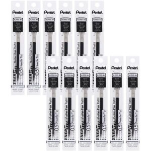 Pentel LRN5 Recharges pour Roller Energel Pointe 0,5 mm BLN105, BLN75, BL625 Noir Lot de 12 - Publicité Pentel LRN5 Recharges pour Roller Energel Pointe 0,5 mm BLN105, BLN75, BL625 Noir Lot de 12 - Publicité