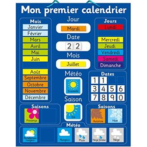 Fridgemagic Mon premier calendrier Magnétique. 40 x 30cm Tableau rigide avec une corde pour le suspendre - Publicité Fridgemagic Mon premier calendrier Magnétique. 40 x 30cm Tableau rigide avec une corde pour le suspendre - Publicité