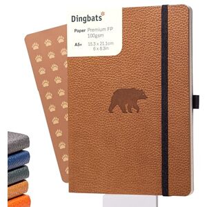 Dingbats* Notebooks Dingbats* Faune Carnet de Notes A5 Pointillé Moyen, Couverture Souple, Journal en Cuir PU Fermeture élastique, Porte-stylo, Marque-page - Publicité Dingbats* Notebooks Dingbats* Faune Carnet de Notes A5 Pointillé Moyen, Couverture Souple, Journal en Cuir PU Fermeture élastique, Porte-stylo, Marque-page - Publicité