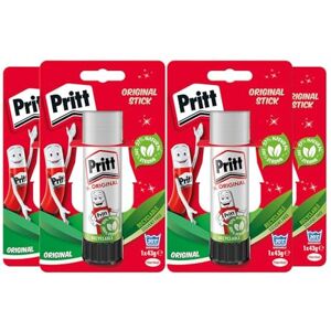 Pritt Bâton de colle , colle sûre et adaptée aux enfants pour l'art et le bricolage, colle forte pour l'école et le bureau, 4x 43 g Bâton de colle - Publicité Pritt Bâton de colle , colle sûre et adaptée aux enfants pour l'art et le bricolage, colle forte pour l'école et le bureau, 4x 43 g Bâton de colle - Publicité