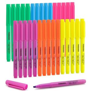 TWOHANDS Surligneurs à Pointe Biseautée Couleurs Fluorescentes Assorties pour un Surlignage Précis et Éclatant Blister de 30, 21328 - Publicité TWOHANDS Surligneurs à Pointe Biseautée Couleurs Fluorescentes Assorties pour un Surlignage Précis et Éclatant Blister de 30, 21328 - Publicité