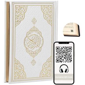 Tubibu Coran Le Coran élégant Arabe 17 × 24 cm 616 pages Cuir Termo, coupe dorée, édition de qualité supérieure en arabe Kuran Kerim Arapca (White-Thermo) - Publicité Tubibu Coran Le Coran élégant Arabe 17 × 24 cm 616 pages Cuir Termo, coupe dorée, édition de qualité supérieure en arabe Kuran Kerim Arapca (White-Thermo) - Publicité