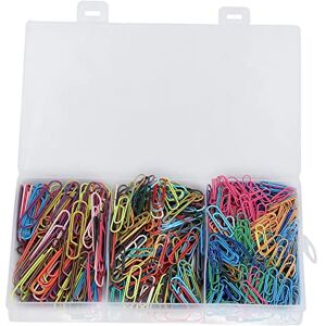 cersalt Trombones colorés, boîte de trombones hautement durables de différentes tailles emballée pour le bureau pour la maison pour l'école - Publicité cersalt Trombones colorés, boîte de trombones hautement durables de différentes tailles emballée pour le bureau pour la maison pour l'école - Publicité