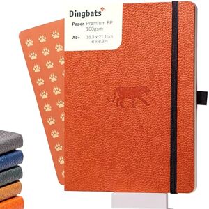 Dingbats* Notebooks Dingbats* Faune Carnet de Notes A5 Ligné Moyen, Couverture Souple, Journal en Cuir PU Fermeture élastique, Porte-stylo, Marque-page - Publicité Dingbats* Notebooks Dingbats* Faune Carnet de Notes A5 Ligné Moyen, Couverture Souple, Journal en Cuir PU Fermeture élastique, Porte-stylo, Marque-page - Publicité