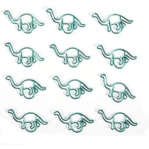 Hztyyier Lot de 12 Trombones Décoratifs en Métal, Forme de Dinosaure, pour Bureau et École, Accessoires de Papeterie et Loisirs Créatifs - Publicité Hztyyier Lot de 12 Trombones Décoratifs en Métal, Forme de Dinosaure, pour Bureau et École, Accessoires de Papeterie et Loisirs Créatifs - Publicité