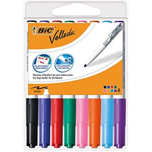BIC Feutres Velleda effaçables Medium 4,5 mm 8 pcs - Publicité BIC Feutres Velleda effaçables Medium 4,5 mm 8 pcs - Publicité