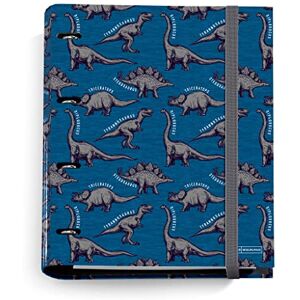 Miquelrius Carpebloc, Chemise à 4 Anneaux + Recharge 100 Feuilles A4 Grille, Fermeture Carpesano avec Caoutchouc, Wild Dino - Publicité Miquelrius Carpebloc, Chemise à 4 Anneaux + Recharge 100 Feuilles A4 Grille, Fermeture Carpesano avec Caoutchouc, Wild Dino - Publicité
