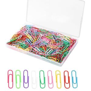 nuoshen 500 pcs trombones, 33mm Company trombones, couleurs assorties - Publicité nuoshen 500 pcs trombones, 33mm Company trombones, couleurs assorties - Publicité