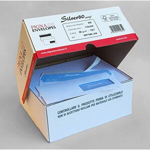 Pigna Envelopes 374473 Silver Strip B0097584 Lot de 500 enveloppes commerciales, F.To 110 x 230 cm en papier usage main Fsc 80 g avec fenêtre 40 x 100 cm - Publicité Pigna Envelopes 374473 Silver Strip B0097584 Lot de 500 enveloppes commerciales, F.To 110 x 230 cm en papier usage main Fsc 80 g avec fenêtre 40 x 100 cm - Publicité
