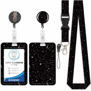 Viojrlly Porte Badge avec Cordon Tour De Cou avec Porte-Cartes, Porte Cartes avec Enrouleurs de Badge Rétractable, Détachable Lanyard, Swivel Lobster Clasp, pour porte badges d'Identification (Étoile) - Publicité Viojrlly Porte Badge avec Cordon Tour De Cou avec Porte-Cartes, Porte Cartes avec Enrouleurs de Badge Rétractable, Détachable Lanyard, Swivel Lobster Clasp, pour porte badges d'Identification (Étoile) - Publicité