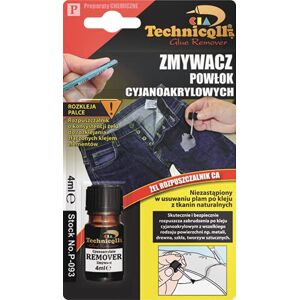 Technicqll - P-093 - 4ml - Dissolvant de colle cyanoacrylate - Publicité Technicqll - P-093 - 4ml - Dissolvant de colle cyanoacrylate - Publicité