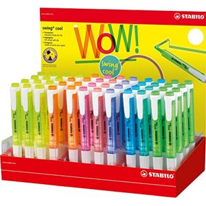 STABILO Swing Cool 275/48-1 Lot de 8 surligneurs Couleurs assorties - Publicité STABILO Swing Cool 275/48-1 Lot de 8 surligneurs Couleurs assorties - Publicité