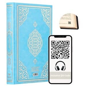 Tubibu Quran Le Coran noble Arabe 17 × 24 cm 616 pages Cuir termo, coupe dorée, édition de qualité supérieure en arabe Kuran Kerim Arapca (bleu) - Publicité Tubibu Quran Le Coran noble Arabe 17 × 24 cm 616 pages Cuir termo, coupe dorée, édition de qualité supérieure en arabe Kuran Kerim Arapca (bleu) - Publicité