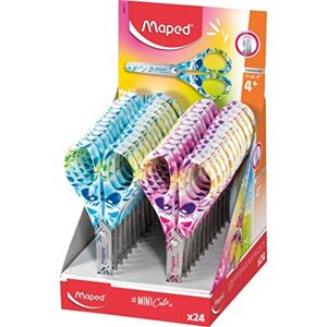 Maped Ciseaux scolaires Mini Cute 13 cm Ciseaux pour enfants Pointe ronde non tranchante Design décoré des anneaux aux lames 2 modèles différents - Publicité Maped Ciseaux scolaires Mini Cute 13 cm Ciseaux pour enfants Pointe ronde non tranchante Design décoré des anneaux aux lames 2 modèles différents - Publicité