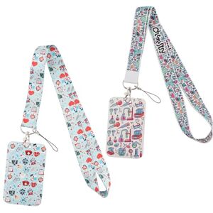 JiNks 2Pcs Porte Badge avec Cordon Tour de Cou,Porte Badge Cordon Tour de Cou avec Porte-cartes Porte Badge Infirmiere Doctor Nurse Neck Lanyards pour Porte Badges d'Identification Clés Téléphone Portable - Publicité JiNks 2Pcs Porte Badge avec Cordon Tour de Cou,Porte Badge Cordon Tour de Cou avec Porte-cartes Porte Badge Infirmiere Doctor Nurse Neck Lanyards pour Porte Badges d'Identification Clés Téléphone Portable - Publicité