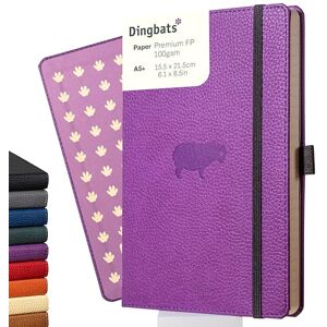 Dingbats* Notebooks Dingbats* Faune Carnet de Notes A5 Pointillé Moyen, Couverture Rigide, Journal en Cuir PU Fermeture élastique, Porte-stylo, Marque-page - Publicité Dingbats* Notebooks Dingbats* Faune Carnet de Notes A5 Pointillé Moyen, Couverture Rigide, Journal en Cuir PU Fermeture élastique, Porte-stylo, Marque-page - Publicité