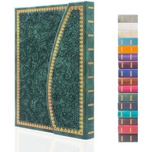 VICTORIA'S JOURNALS Journal magnétique, carnet vintage gravé en similicuir avec couverture rigide, journal personnel avec pages lignées et ruban marque-page, 20,3 x 14,5 cm - Publicité VICTORIA'S JOURNALS Journal magnétique, carnet vintage gravé en similicuir avec couverture rigide, journal personnel avec pages lignées et ruban marque-page, 20,3 x 14,5 cm - Publicité