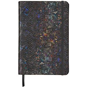 Clairefontaine 400108C Carnet de Notes A5, Couverture Souple en Véritable Cuir 144 Pages Lignées, Céleste Noir brillant - Publicité Clairefontaine 400108C Carnet de Notes A5, Couverture Souple en Véritable Cuir 144 Pages Lignées, Céleste Noir brillant - Publicité