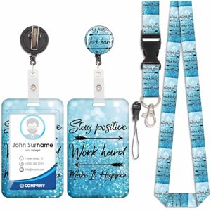 Viojrlly Porte Badge avec Cordon Tour De Cou avec Porte-Cartes, Porte Cartes avec Enrouleurs de Badge Rétractable, Détachable Lanyard, Swivel Lobster Clasp, pour porte badges d'Identification (Bleu) - Publicité Viojrlly Porte Badge avec Cordon Tour De Cou avec Porte-Cartes, Porte Cartes avec Enrouleurs de Badge Rétractable, Détachable Lanyard, Swivel Lobster Clasp, pour porte badges d'Identification (Bleu) - Publicité