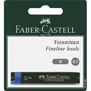 Faber-Castell 122298 Mine fine Super Polymer, dureté B, 0,7 mm, 24 mines - Publicité Faber-Castell 122298 Mine fine Super Polymer, dureté B, 0,7 mm, 24 mines - Publicité
