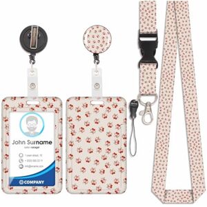 Viojrlly Porte Badge avec Cordon Tour De Cou avec Porte-Cartes, Porte Carte avec Enrouleurs de Badge Rétractable, Swivel Lobster Clasp, Détachable Lanyard, pour porte badges d'Identification (Cerise-5) - Publicité Viojrlly Porte Badge avec Cordon Tour De Cou avec Porte-Cartes, Porte Carte avec Enrouleurs de Badge Rétractable, Swivel Lobster Clasp, Détachable Lanyard, pour porte badges d'Identification (Cerise-5) - Publicité