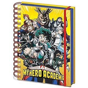 My Hero Academia Carnet A5 à spirales (Radial Character burst) - Publicité My Hero Academia Carnet A5 à spirales (Radial Character burst) - Publicité