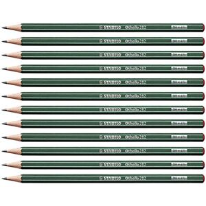 STABILO Othello Crayon graphite Lot x 12 crayons papier 3H tête trempée - Publicité STABILO Othello Crayon graphite Lot x 12 crayons papier 3H tête trempée - Publicité