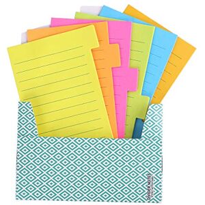 Eagle Notes autocollantes Divider, onglets adhésifs doublés, index des signets,10,16x15,24 cm, 60 notes lignées par paquet, 6 couleurs néon assorties, fournitures scolaires et de bureau idéales - Publicité Eagle Notes autocollantes Divider, onglets adhésifs doublés, index des signets,10,16x15,24 cm, 60 notes lignées par paquet, 6 couleurs néon assorties, fournitures scolaires et de bureau idéales - Publicité