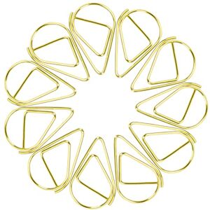 Disnace Trombone-50Pcs Petits Trombones En Métal,Trombones Fantaisie en Forme de Goutte d'Eau, Pince de Bureau,Trombones pour Bureau Livre Document Papier Photo Papier(25 * 16mm) (Or) - Publicité Disnace Trombone-50Pcs Petits Trombones En Métal,Trombones Fantaisie en Forme de Goutte d'Eau, Pince de Bureau,Trombones pour Bureau Livre Document Papier Photo Papier(25 * 16mm) (Or) - Publicité