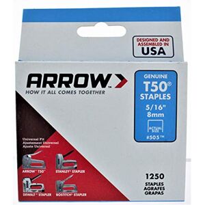 Arrow Agrafe T50 8 mm Boîte de 1250 Vinmer - Publicité Arrow Agrafe T50 8 mm Boîte de 1250 Vinmer - Publicité